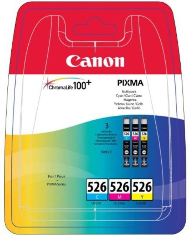 CANON - CLI-526 - PACK 3 X CIANO/MAGENTA/GIALLO - 1CONF - 4541B009