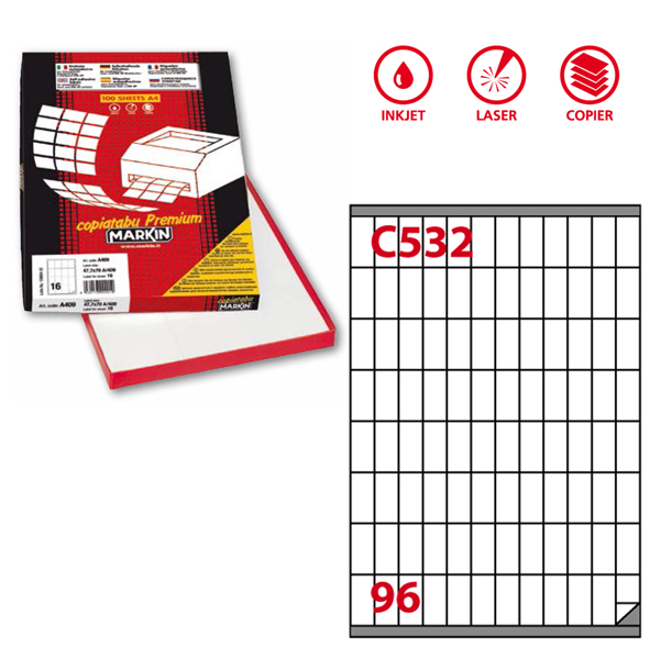 Etichette Carta Copy-laser-inkjet