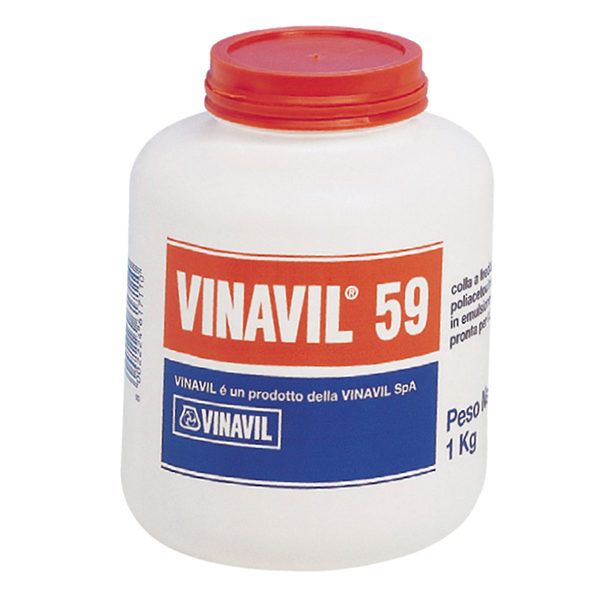 Colla vinilica 59 - 1 kg - bianco - Vinavil